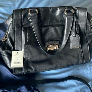 Cole Haan black leather Zoe bag